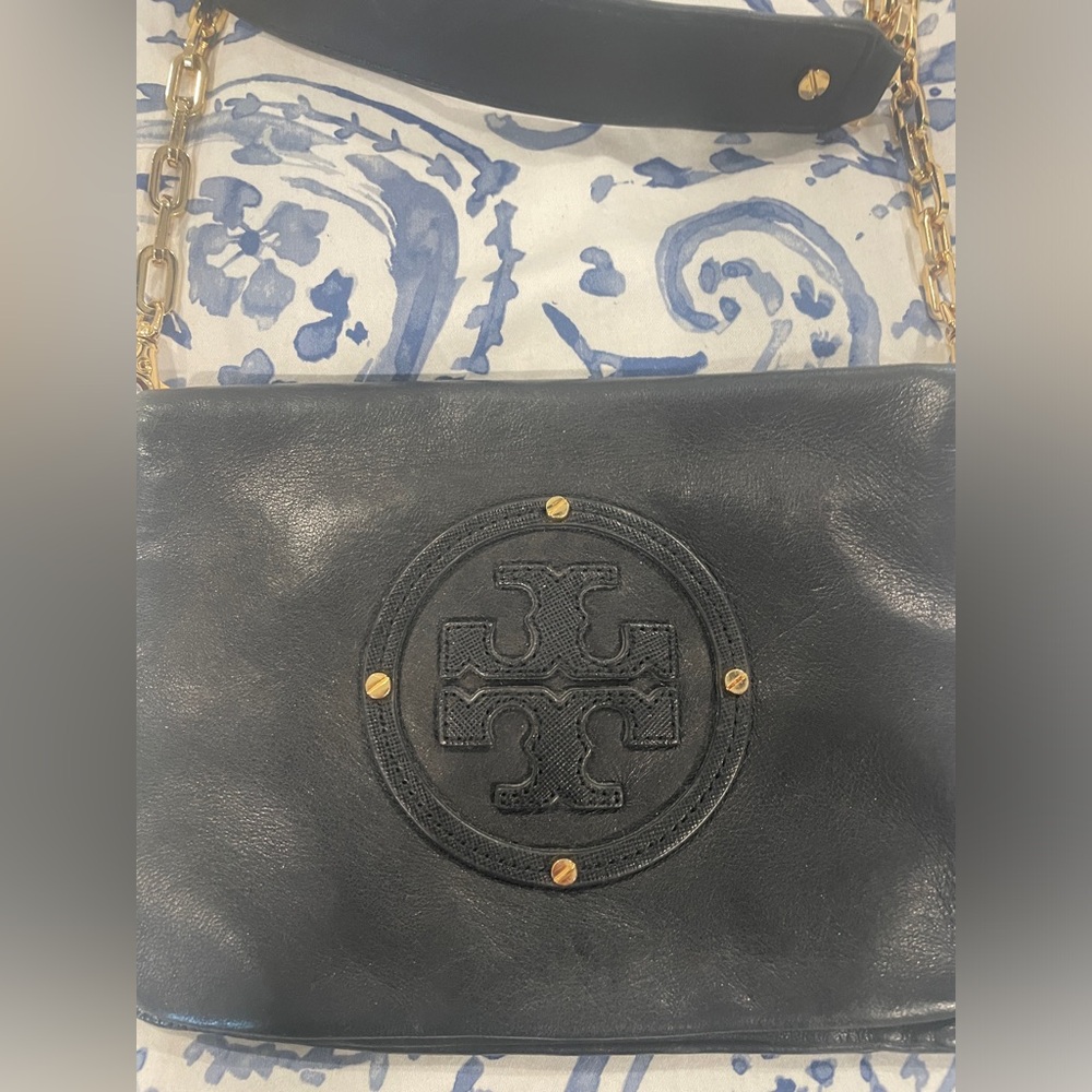 Tory Burch Black Leather Bag